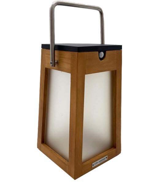 Les Jardins TECK140-300 Tecka Solar Outdoor LED Lantern 